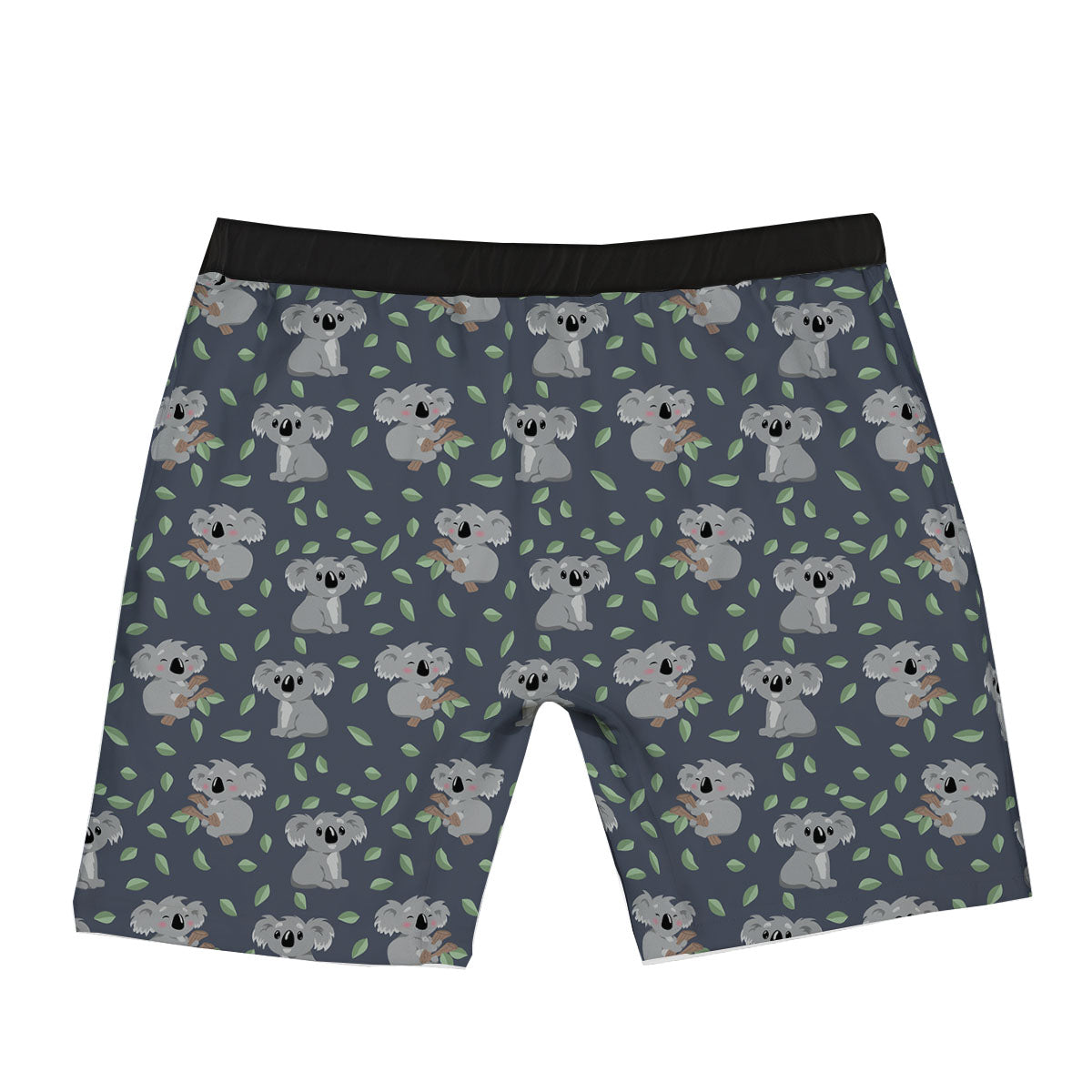Koala Grey Print Pattern Boxer Briefs-grizzshop