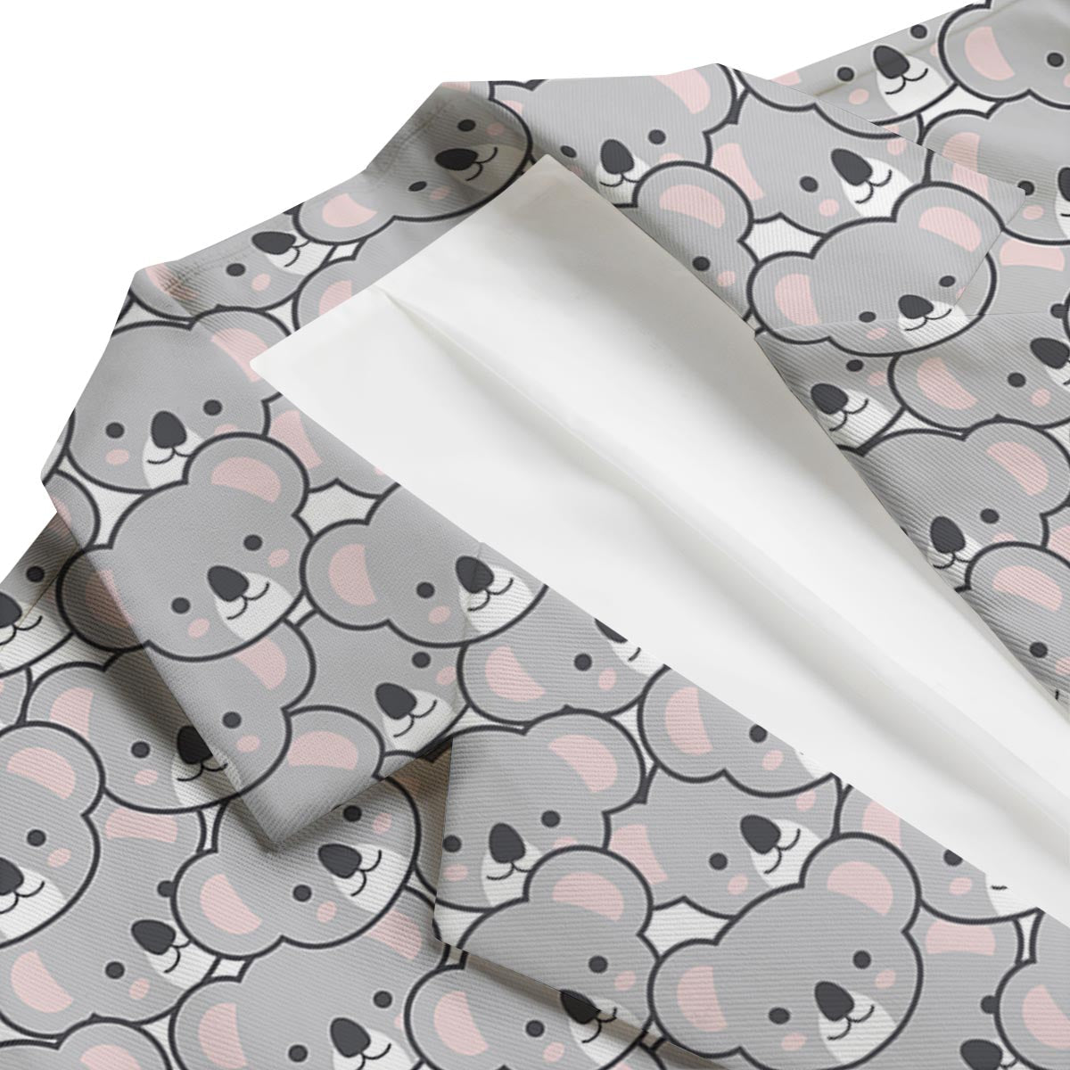 Koala Pattern Print Men's Blazer-grizzshop