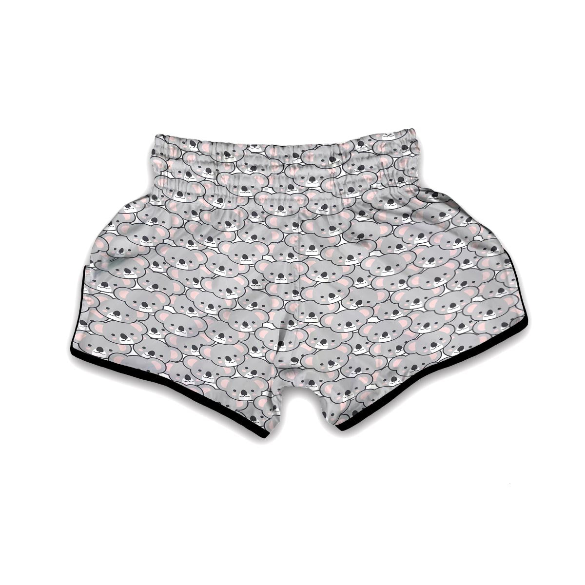 Koala Pattern Print Muay Thai Boxing Shorts-grizzshop