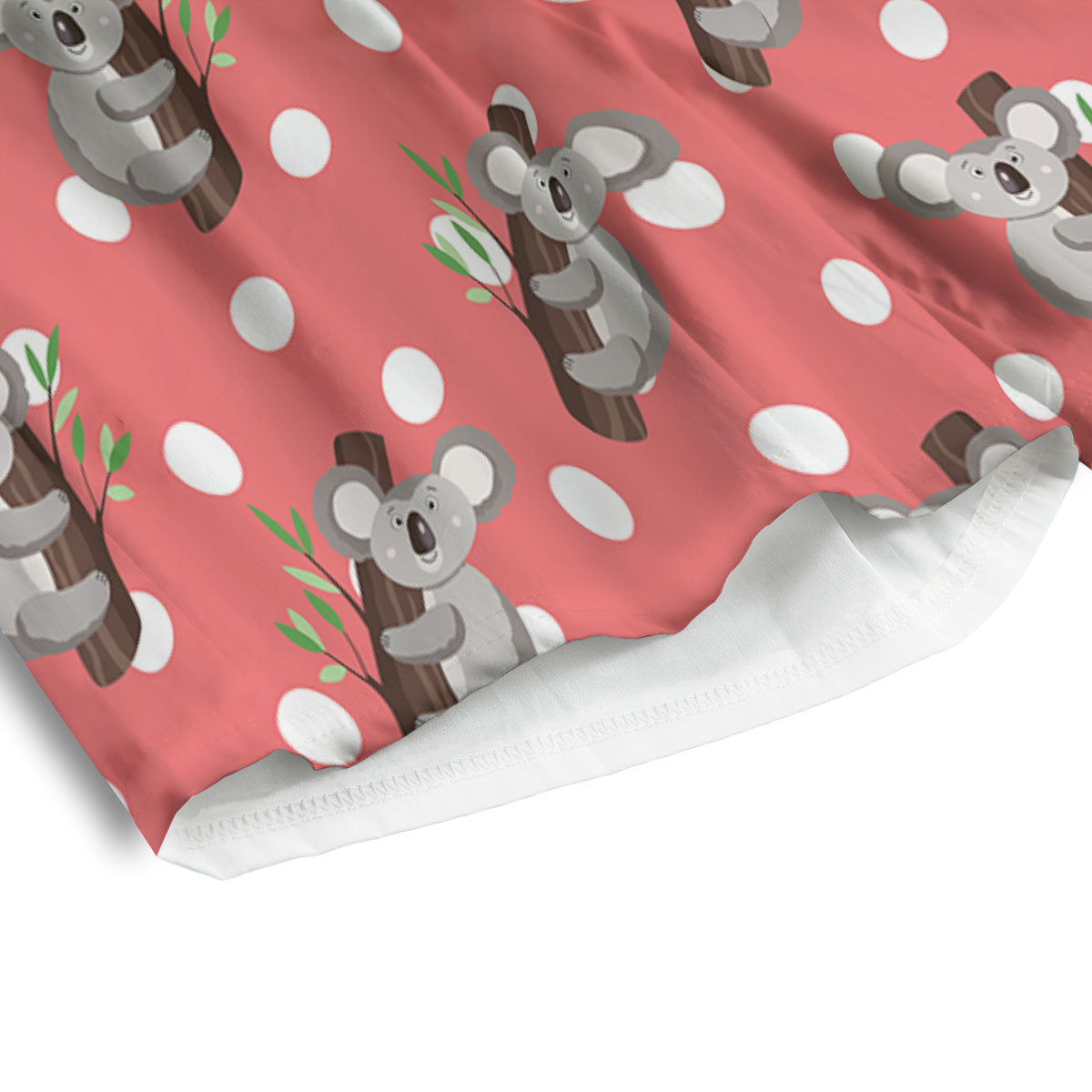 Koala Polka Dot Print Pattern Men's Athletic Shorts
