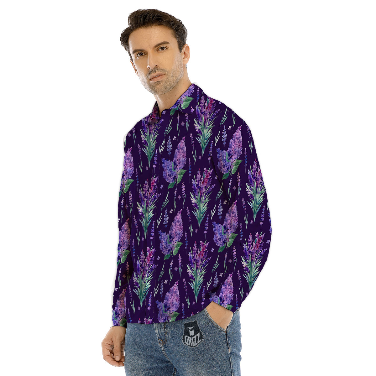 Koala Polka Dot Print Pattern Men's Dress Shirts-grizzshop