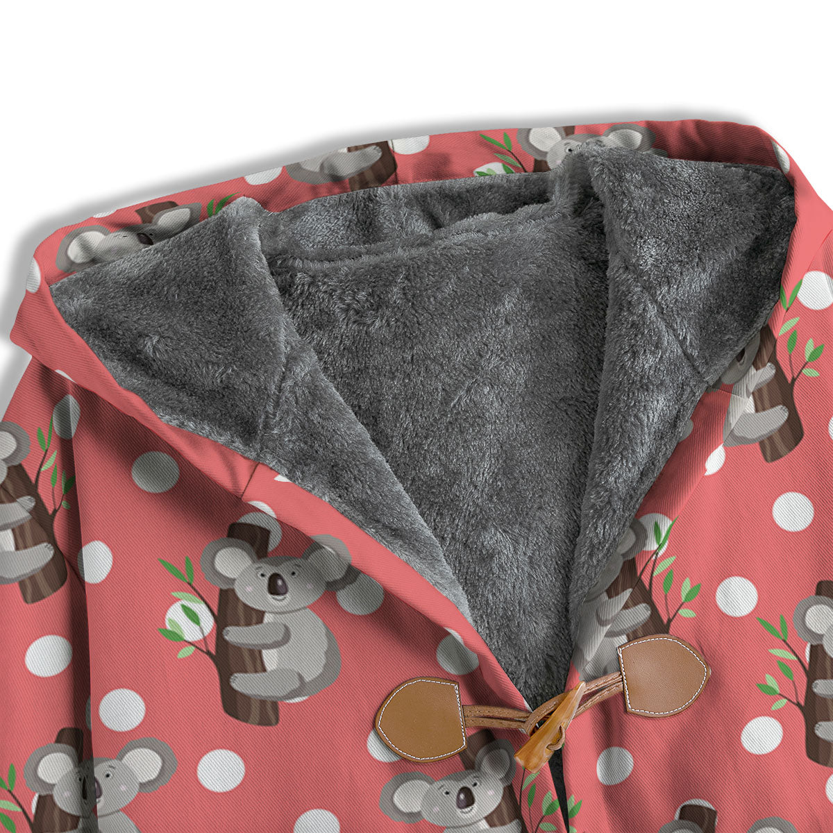 Koala Polka Dot Print Pattern Men's Windbreaker Jacket-grizzshop