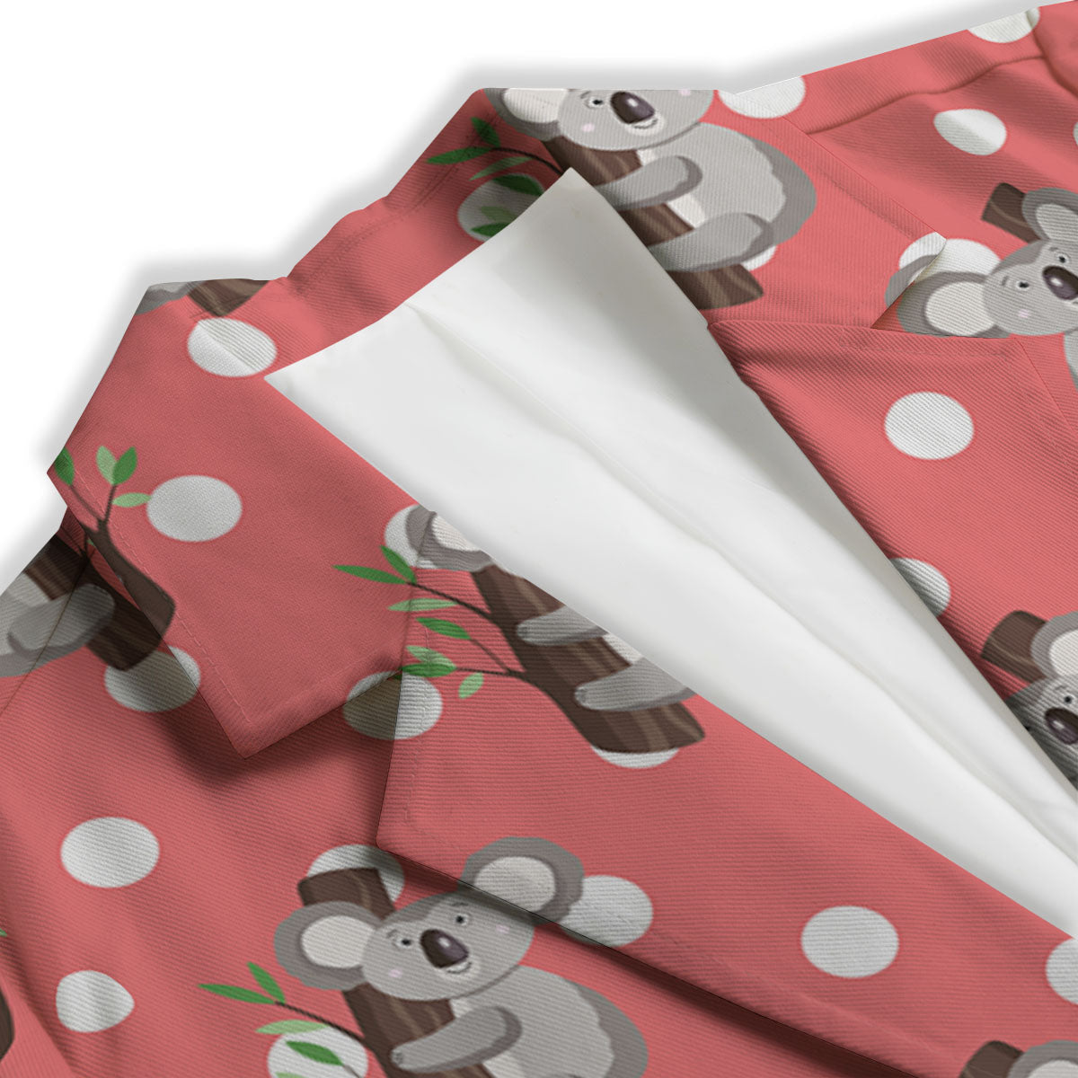 Koala Polka Dot Print Pattern Women's Blazer-grizzshop