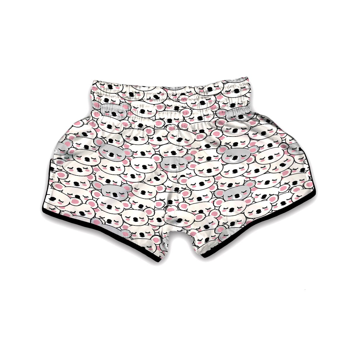 Koala Print Pattern Muay Thai Boxing Shorts-grizzshop
