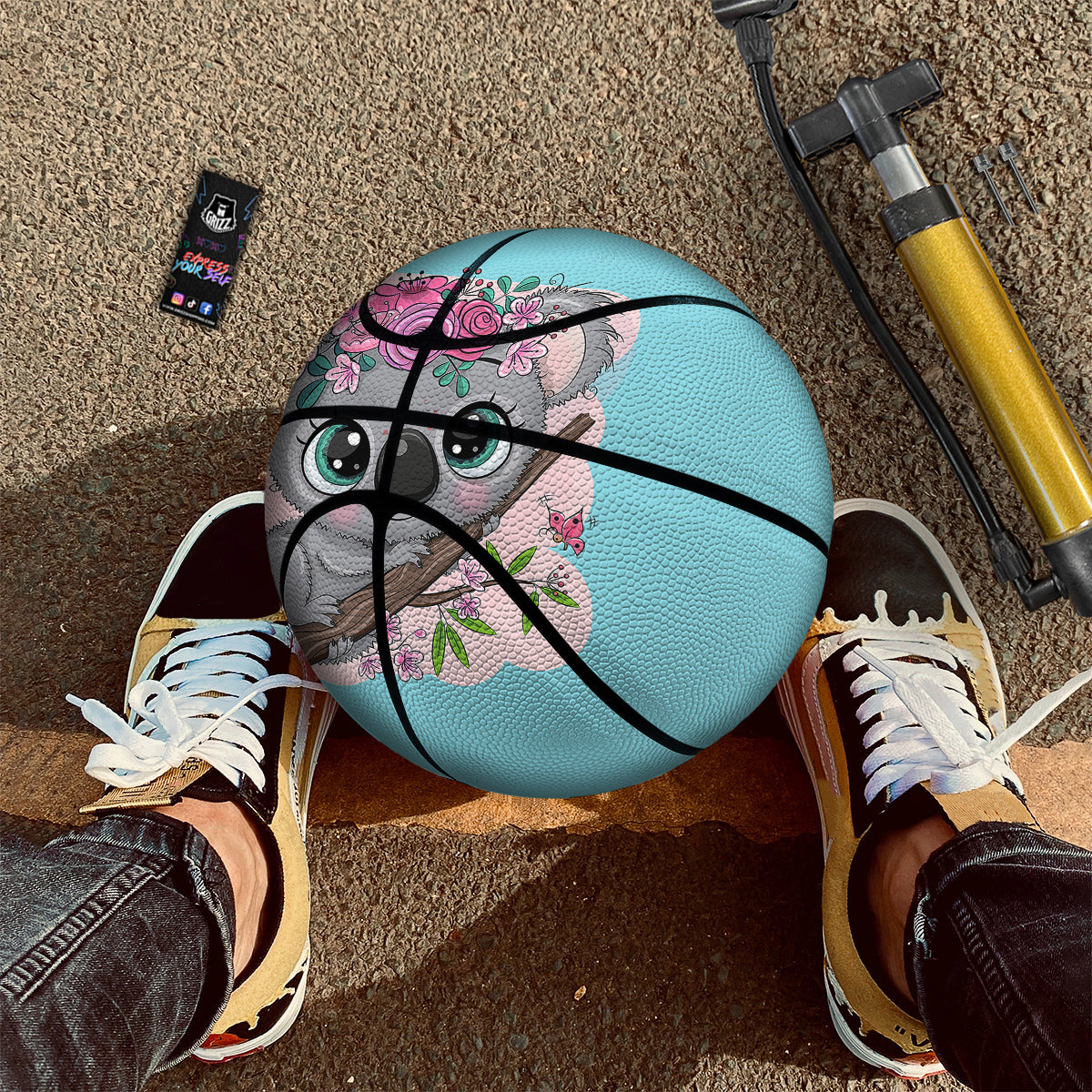 Mardi Harlequin Gras Print Pattern Basketball