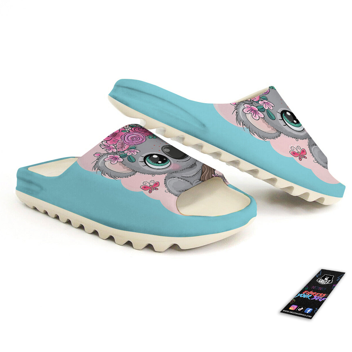 Koala Cute Print Sandals-grizzshop