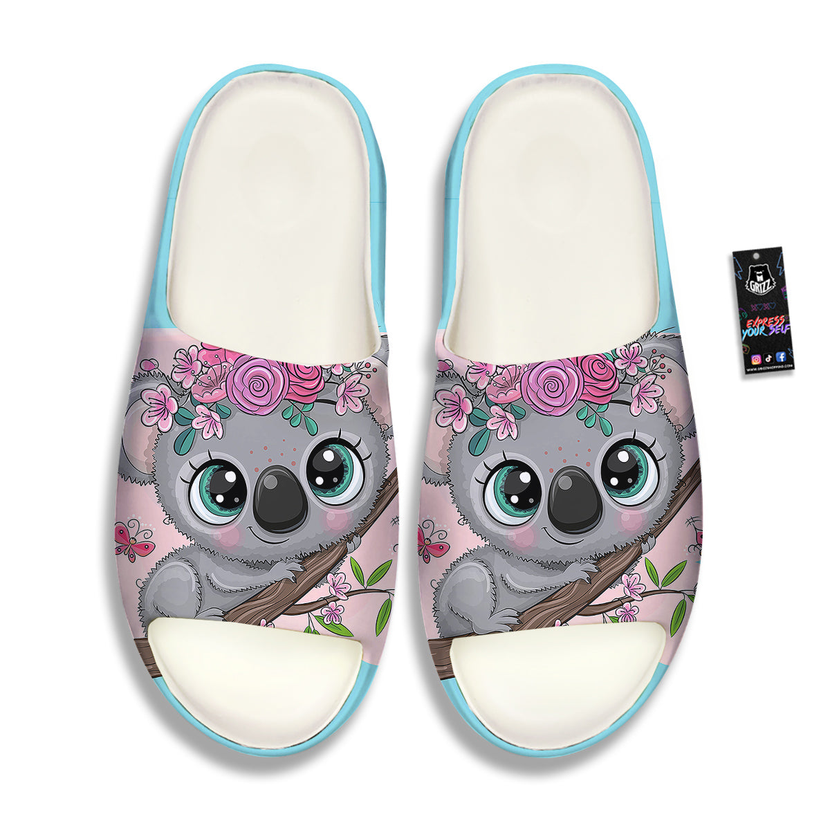 Koala Cute Print Sandals-grizzshop