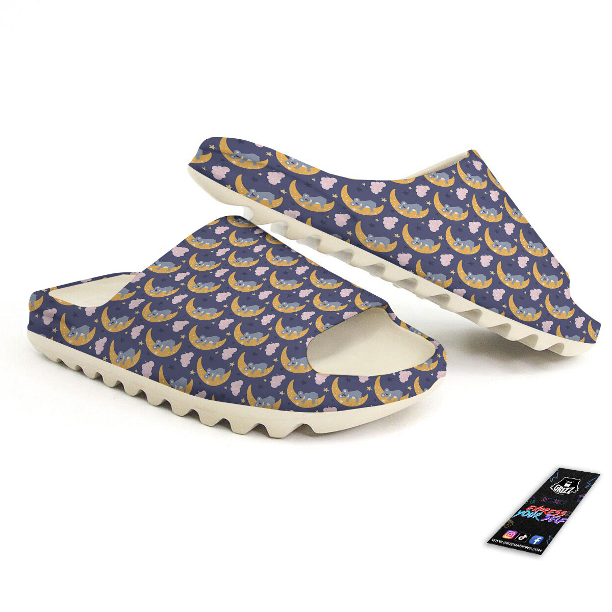 Koala Good Night Print Pattern Sandals-grizzshop