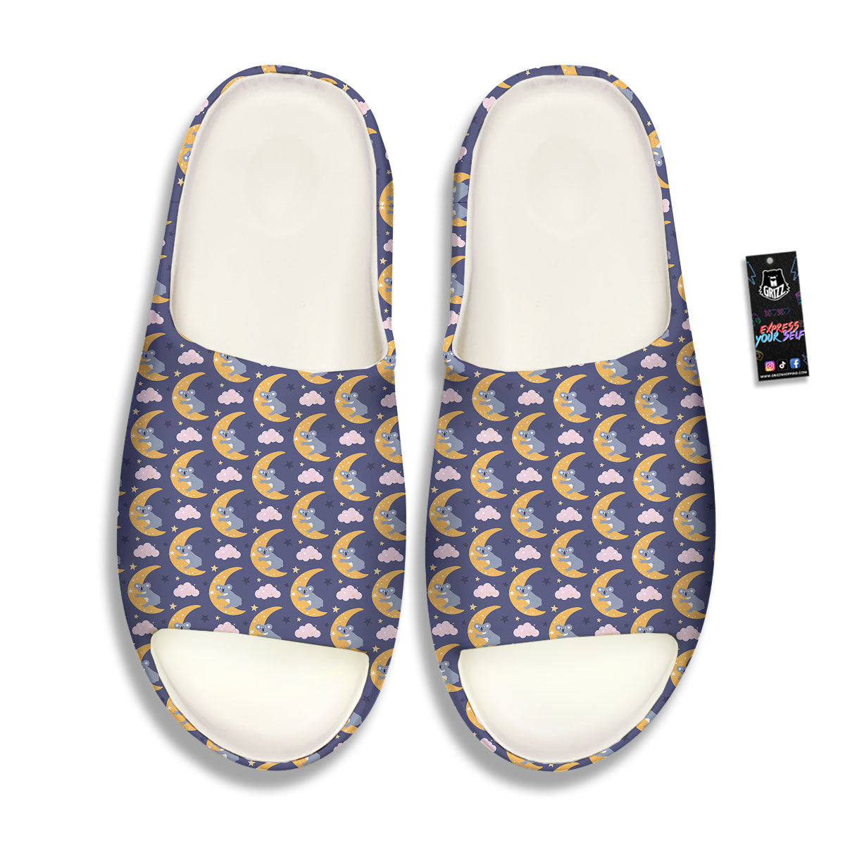 Koala Good Night Print Pattern Sandals-grizzshop
