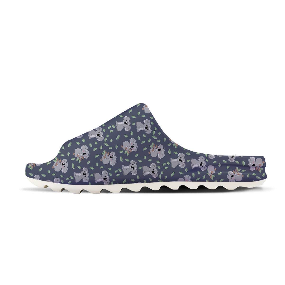 Koala Grey Print Pattern Sandals-grizzshop