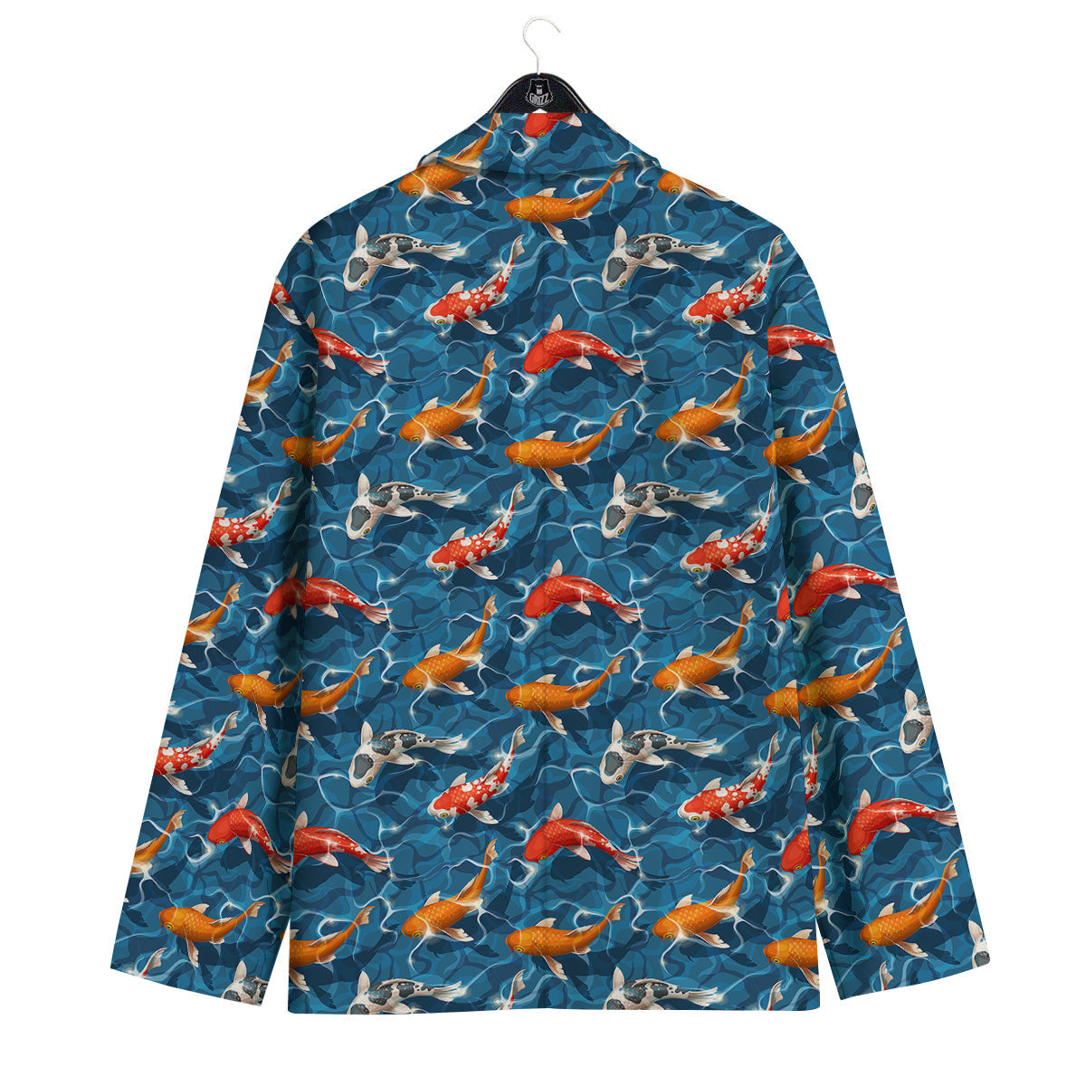 Koi Carps Print Pattern Men's Sport Coat-grizzshop