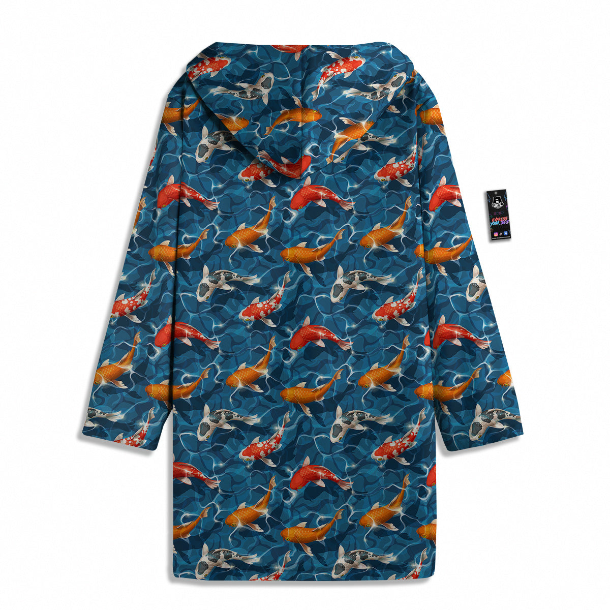 Koi Carps Print Pattern Men's Windbreaker Jacket-grizzshop
