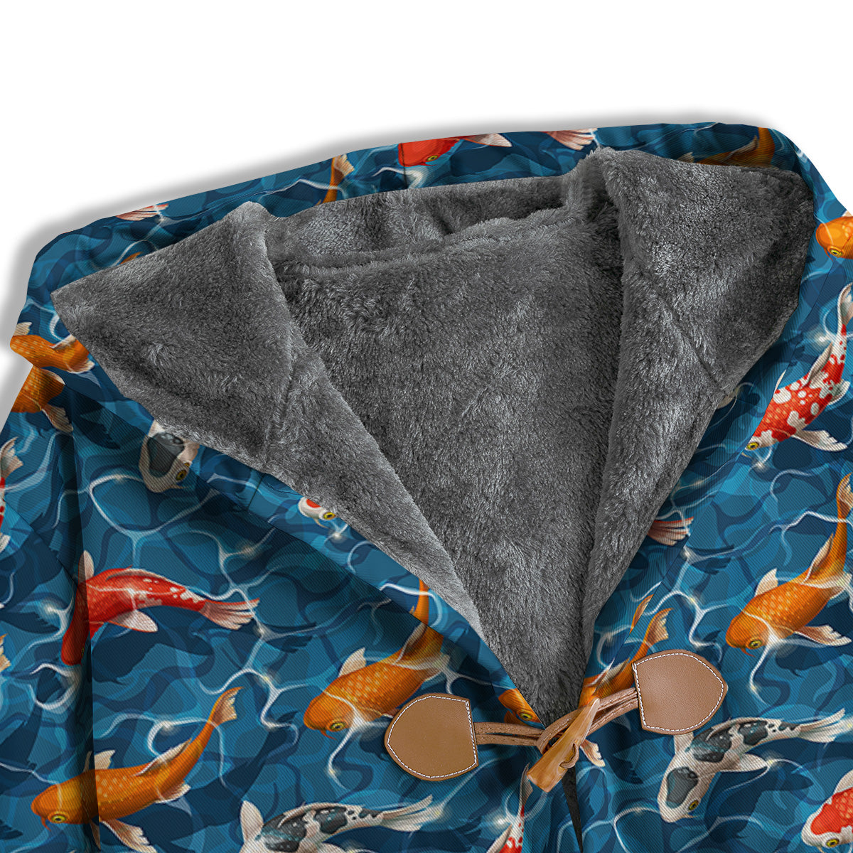 Koi Carps Print Pattern Men's Windbreaker Jacket-grizzshop