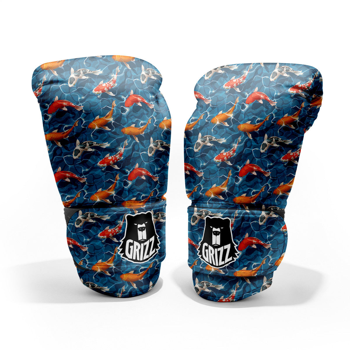 Koi Carps Print Pattern Pro Boxing Glove