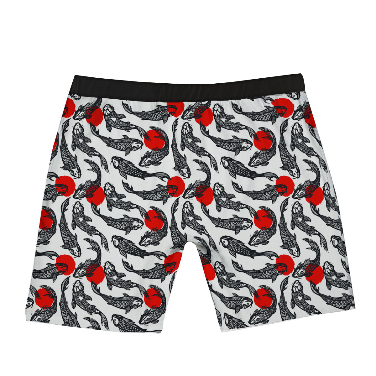 Koi Fish Carp Japanese Print Pattern Boxer Briefs-grizzshop