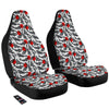 Koi Fish Carp Japanese Print Pattern Car Seat Covers-grizzshop