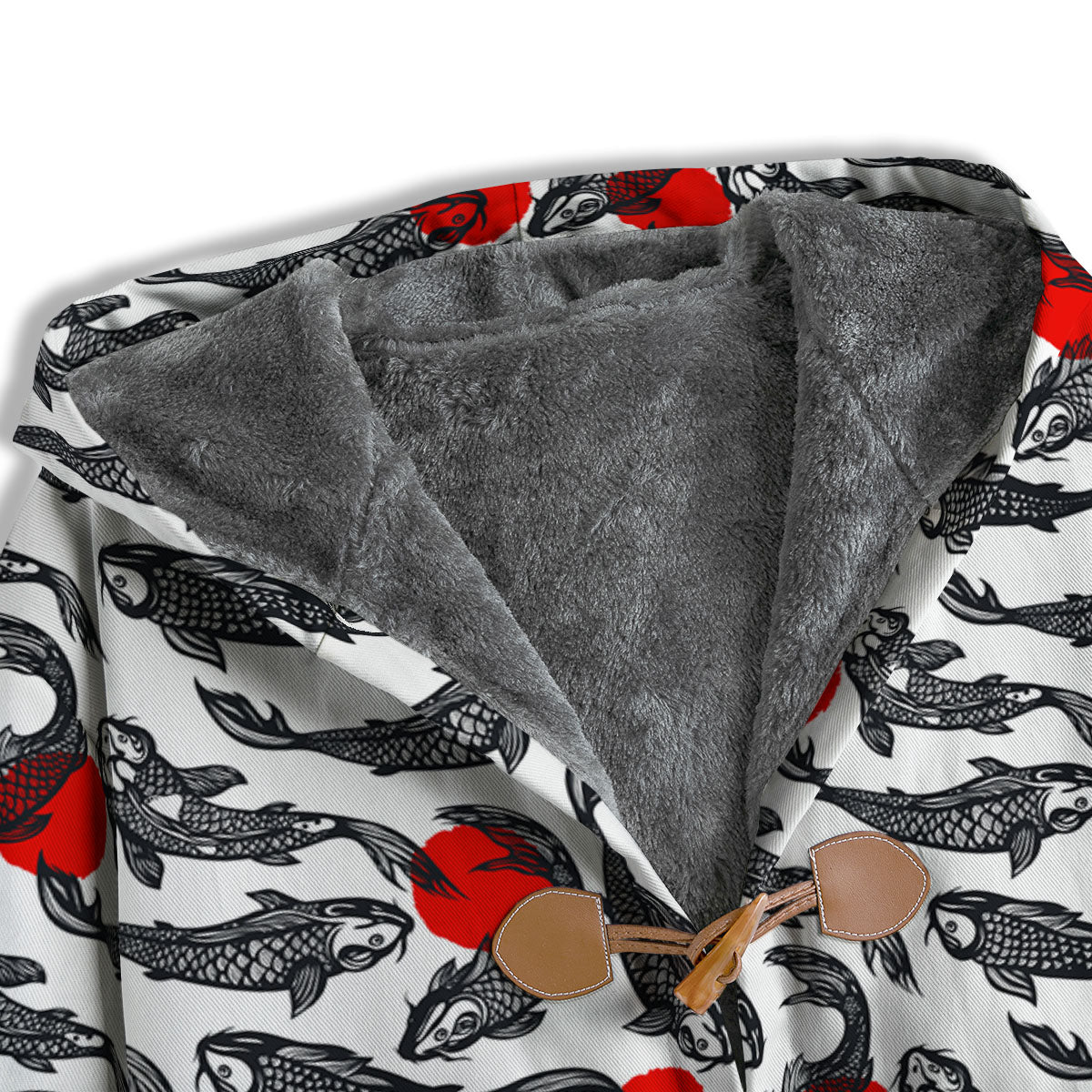 Koi Fish Carp Japanese Print Pattern Men's Windbreaker Jacket-grizzshop