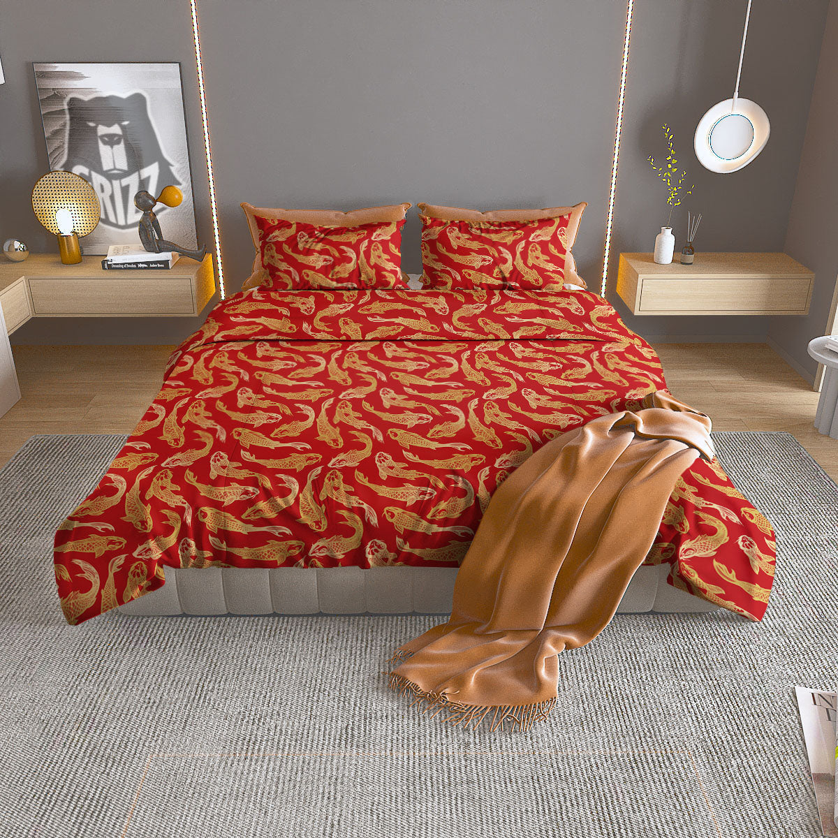 Ice Cream Cute Print Pattern Duvet Cover Bedding Set