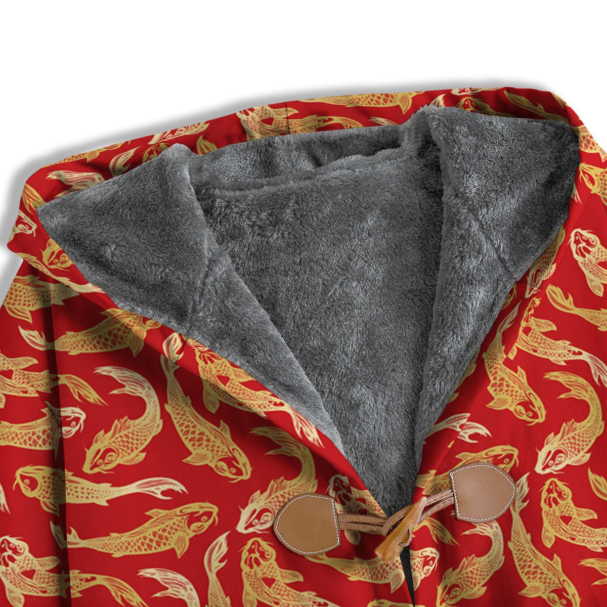 Koi Fish Chinese Print Pattern Men's Windbreaker Jacket-grizzshop