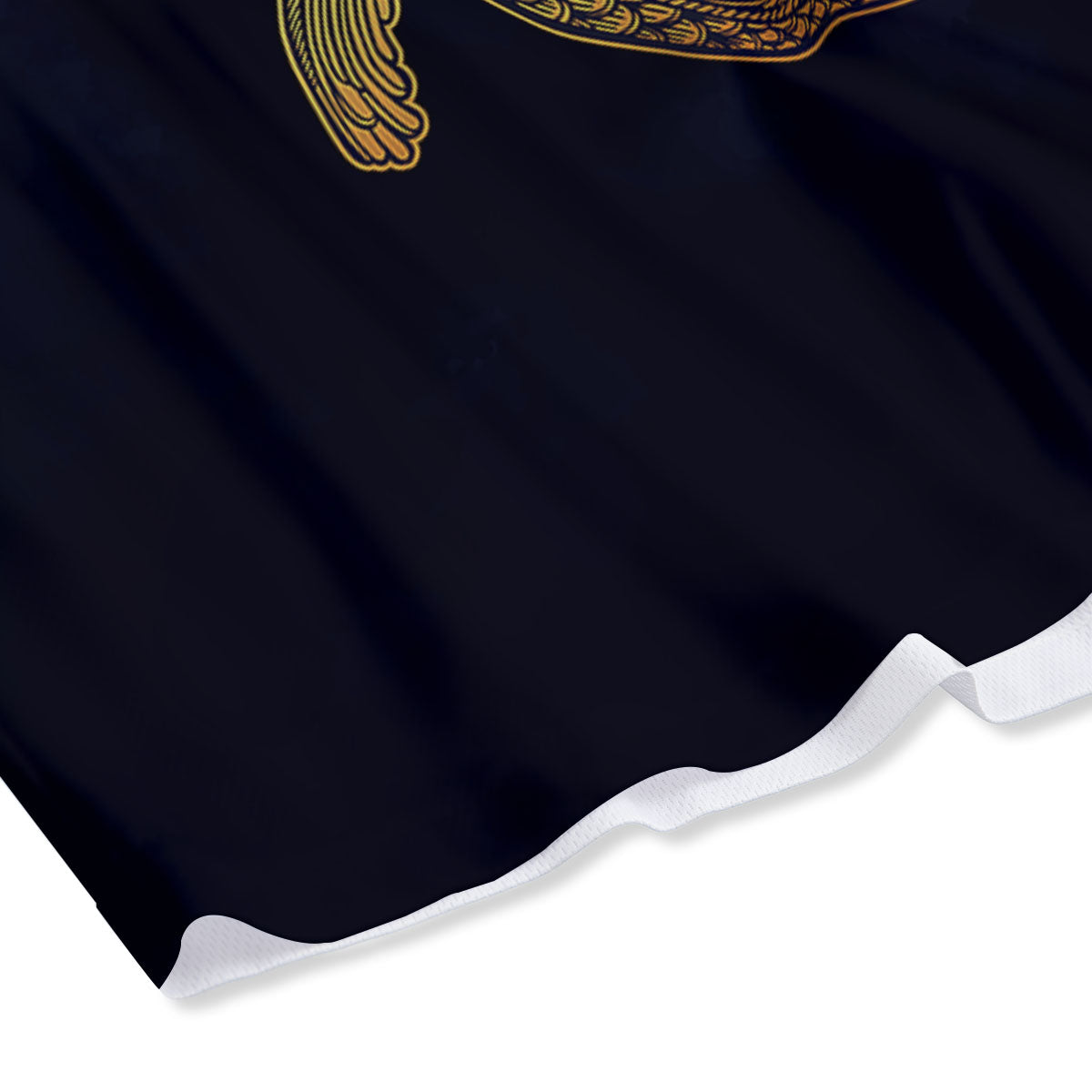 Koi Fish Golden Spiritual Print Mesh Shorts