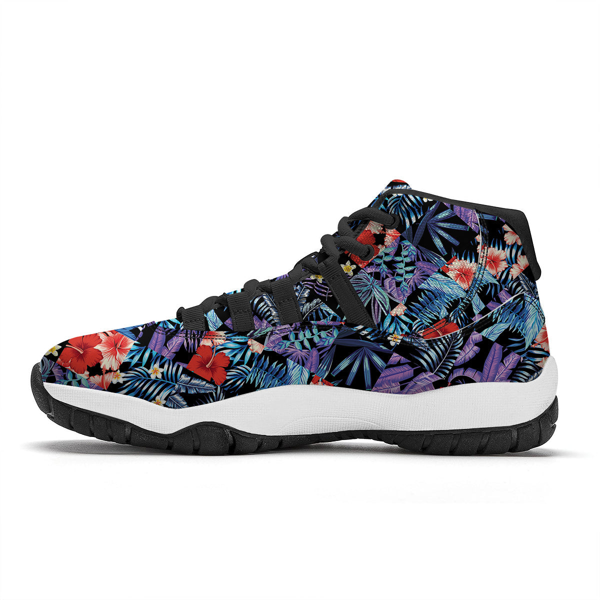 Koi Fish Japanese Wave Print Pattern Black Bball Shoes-grizzshop
