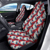 Koi Fish Japanese Wave Print Pattern Car Seat Covers-grizzshop