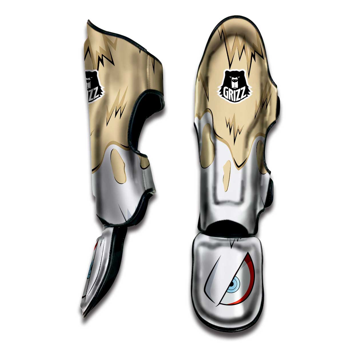 Kokuo Five Tails Muay Thai Shin Guards-grizzshop