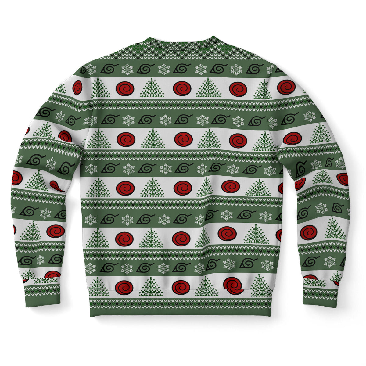 Konoha Ninja Pattern Ugly Christmas Sweater-grizzshop