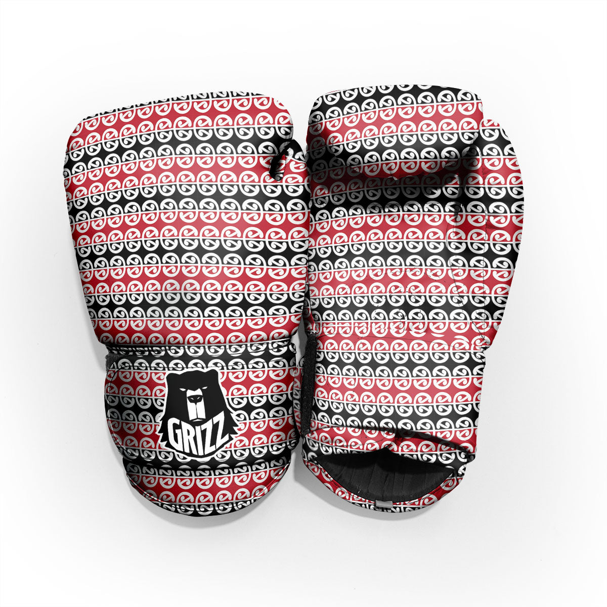 Kowhaiwhai Maori Print Pattern Pro Boxing Glove