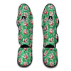 Krampus Print Pattern Muay Thai Shin Guards-grizzshop