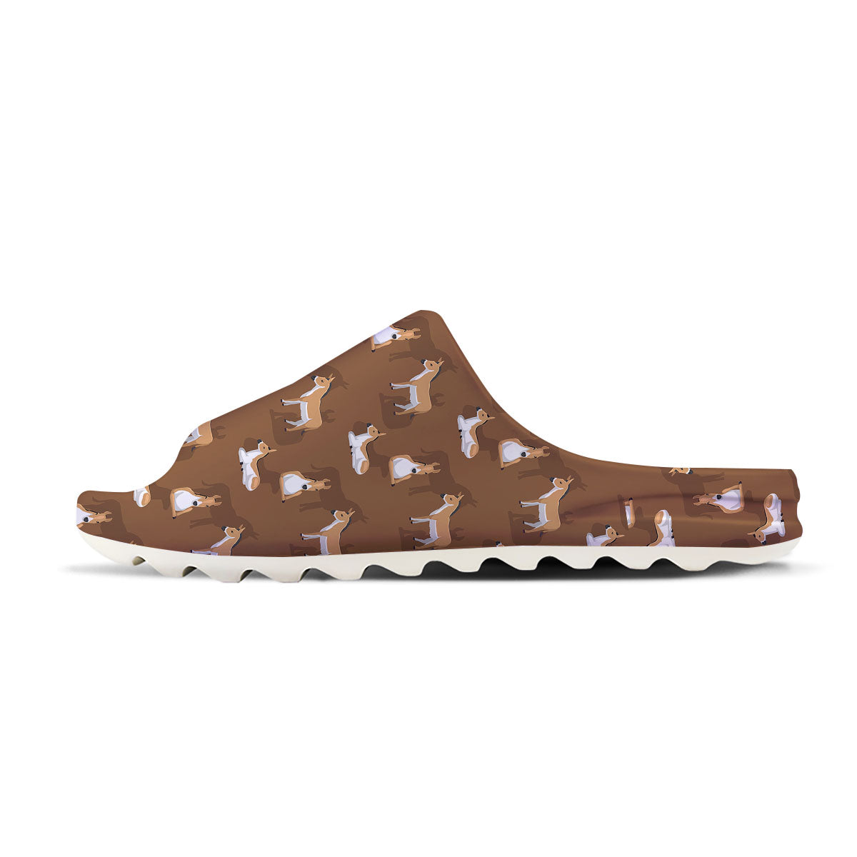 Kulan Donkey Cartoon Print Pattern Sandals-grizzshop