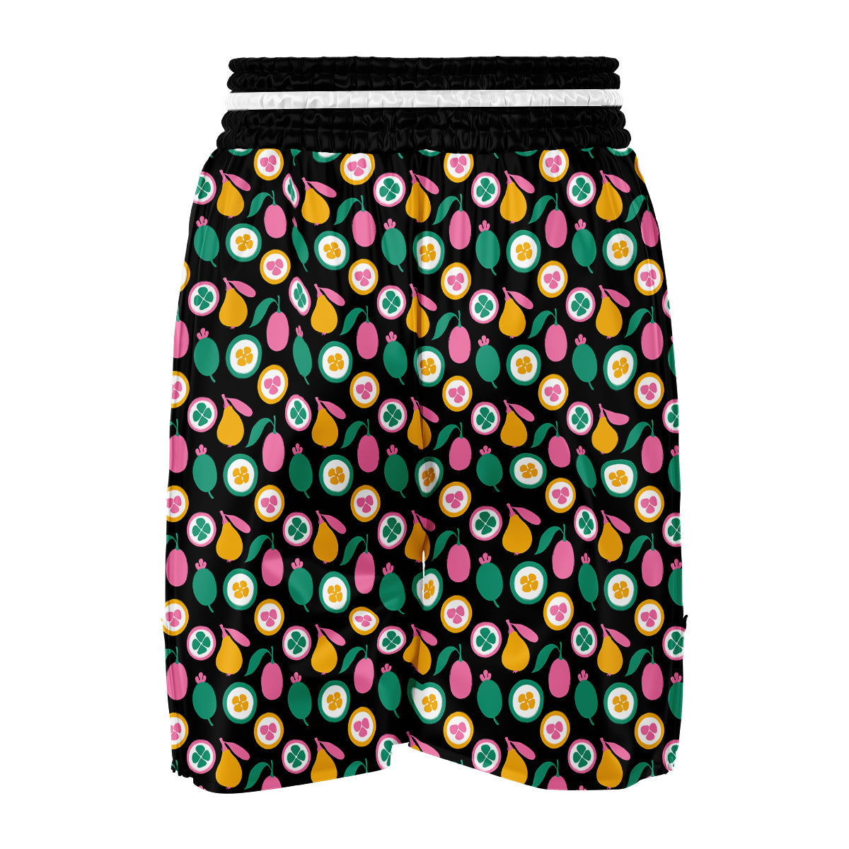 Kumquat Colorful Print Pattern Boxing Shorts-grizzshop