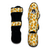 Kumquat Orange Print Pattern Muay Thai Shin Guards-grizzshop