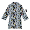 LGBT Doodle Pride Parade Print Pattern Bathrobe-grizzshop