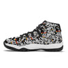 LGBT Doodle Pride Parade Print Pattern Black Bball Shoes-grizzshop