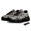 LGBT Doodle Pride Parade Print Pattern Black Chunky Shoes-grizzshop