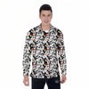 LGBT Doodle Pride Parade Print Pattern Men's Long Sleeve Shirts-grizzshop