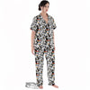 LGBT Doodle Pride Parade Print Pattern Women's Pajamas Set-grizzshop