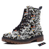 LGBT Doodle Pride Parade Print Pattern Work Boots-grizzshop