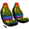 LGBT Gadsden Rainbow Flag Print Car Seat Covers-grizzshop