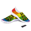 LGBT Gadsden Rainbow Flag Print Nurse Shoes-grizzshop