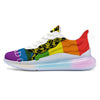 LGBT Gadsden Rainbow Flag Print Running Sneakers-grizzshop