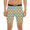 LGBT Heart Rainbow Print Pattern Boxer Briefs-grizzshop