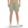 LGBT Heart Rainbow Print Pattern Men's Gym Shorts-grizzshop