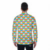 LGBT Heart Rainbow Print Pattern Men's Long Sleeve Shirts-grizzshop