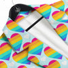 LGBT Heart Rainbow Print Pattern Men's Sport Coat-grizzshop