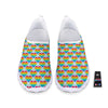 LGBT Heart Rainbow Print Pattern Nurse Shoes-grizzshop