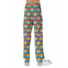 LGBT Heart Rainbow Print Pattern Pajama Pants-grizzshop