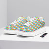 LGBT Heart Rainbow Print Pattern Platform Shoes-grizzshop