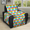 LGBT Heart Rainbow Print Pattern Recliner Protector-grizzshop